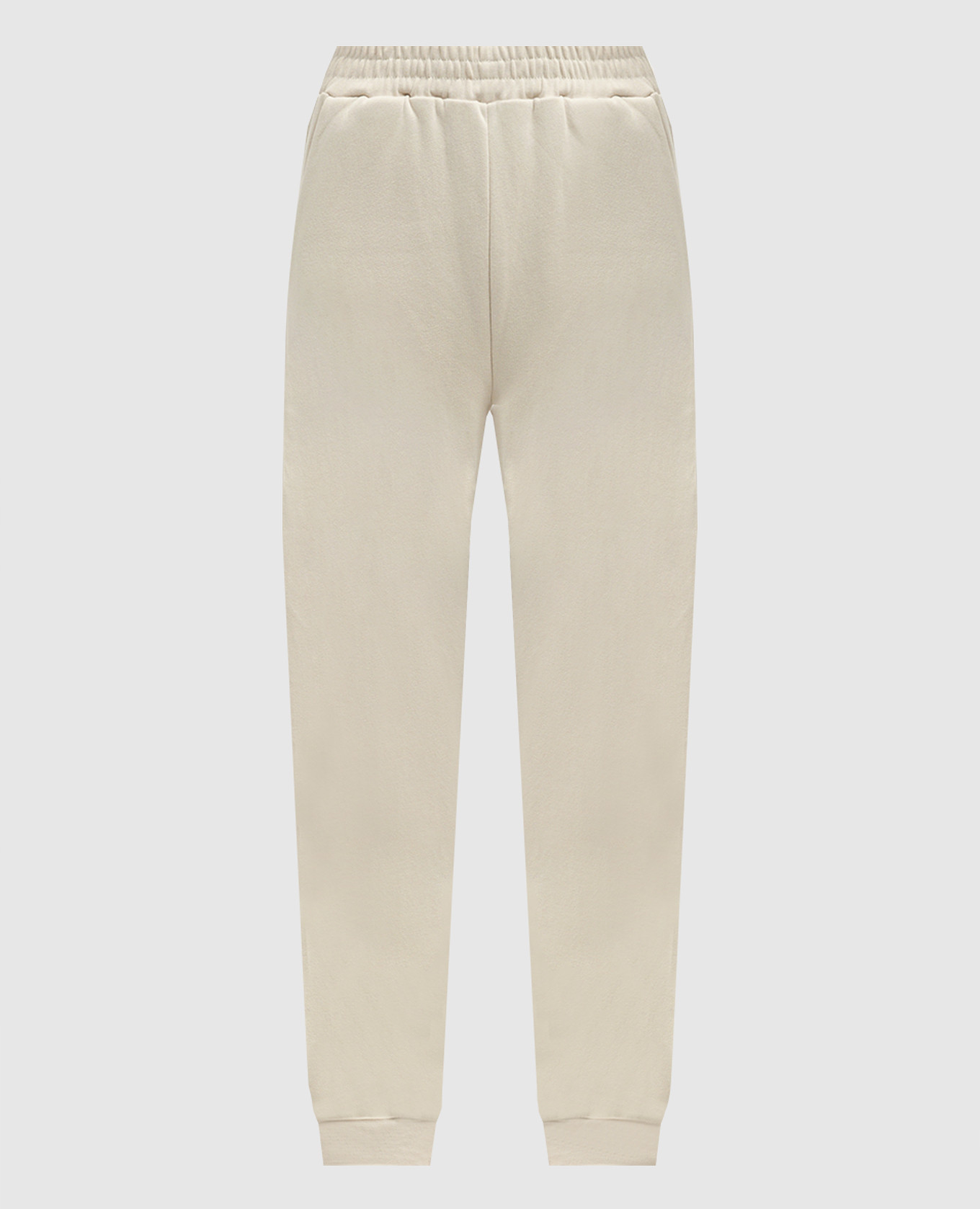 Beige logo joggers dondup