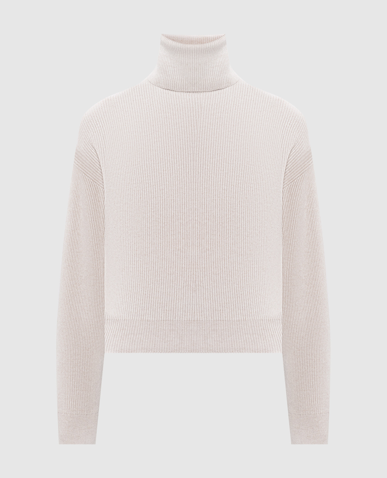 Gray wool, cashmere and silk sweater Brunello Cucinelli