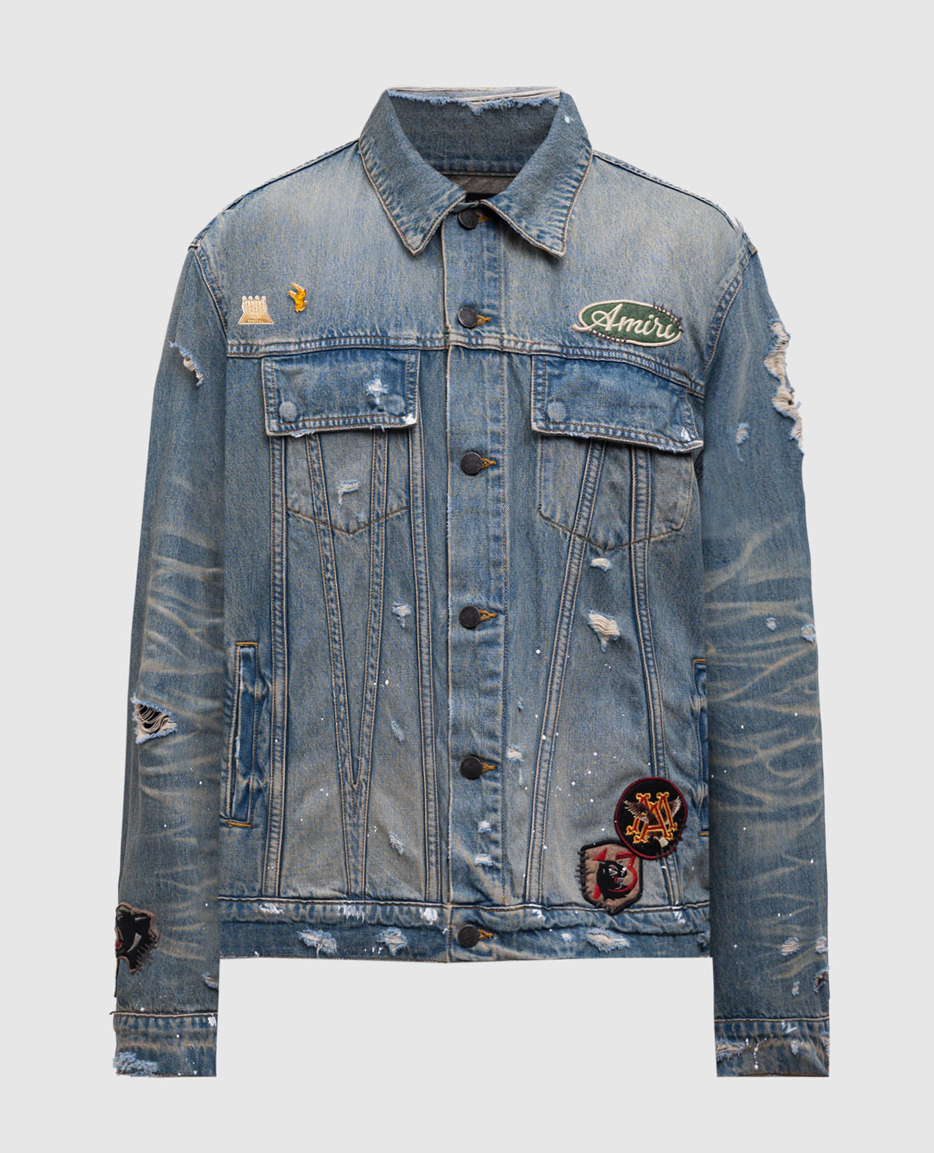 

Vintage Pegasus blue denim jacket AMIRI, Light blue