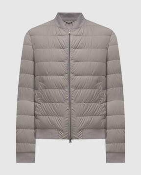 Herno Grey down bomber jacket PI010ULE12456Z