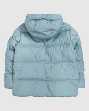 Stone Island Children's blue down jacket K2S164100004S0A2368