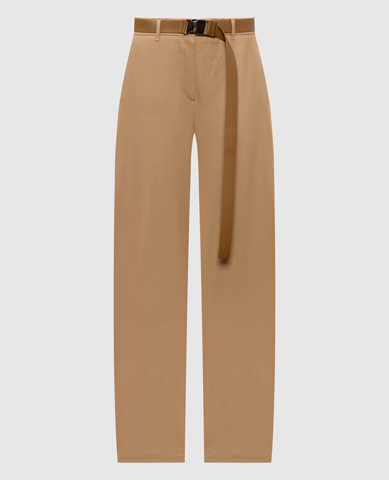 Beige BLEU pants with belt Max Mara