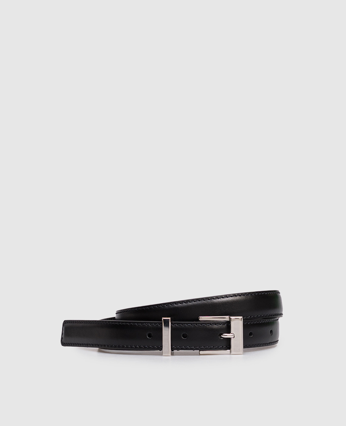

Black Manhattan leather belt Khaite