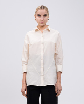 Philosophy di Lorenzo Serafini Beige blouse A02010722
