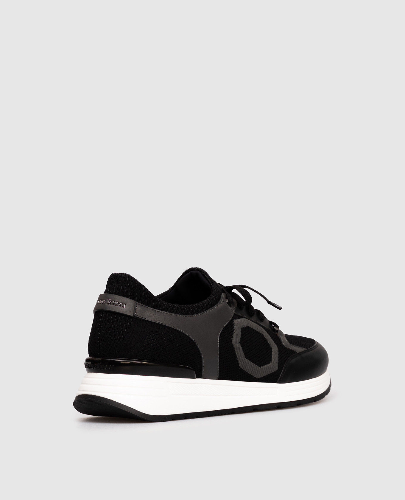 

Black combination sneakers Stefano Ricci
