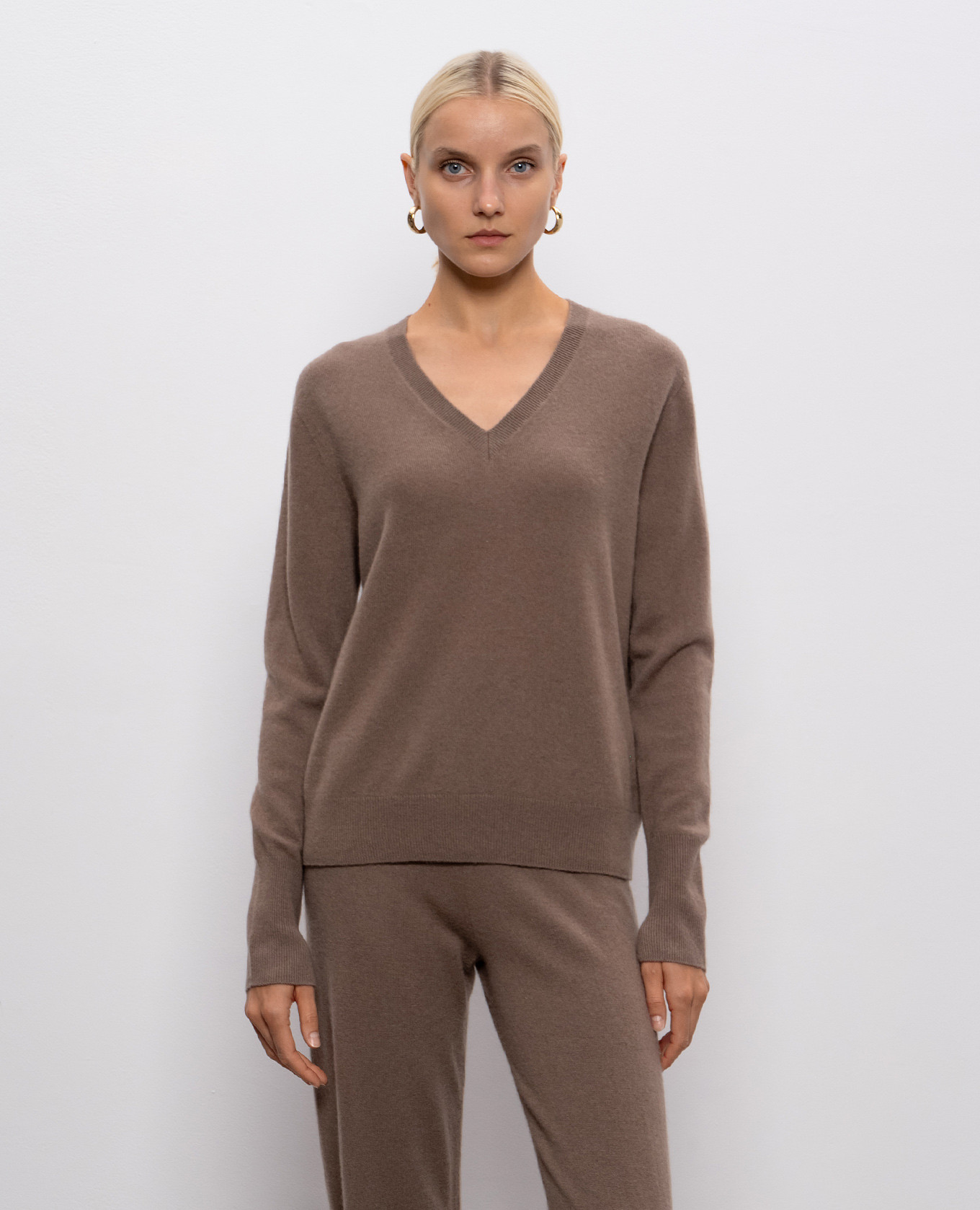 

Brown cashmere pullover JOSEPH