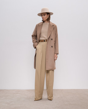 Max Mara EZIO Brown Pants with Belt EZIO