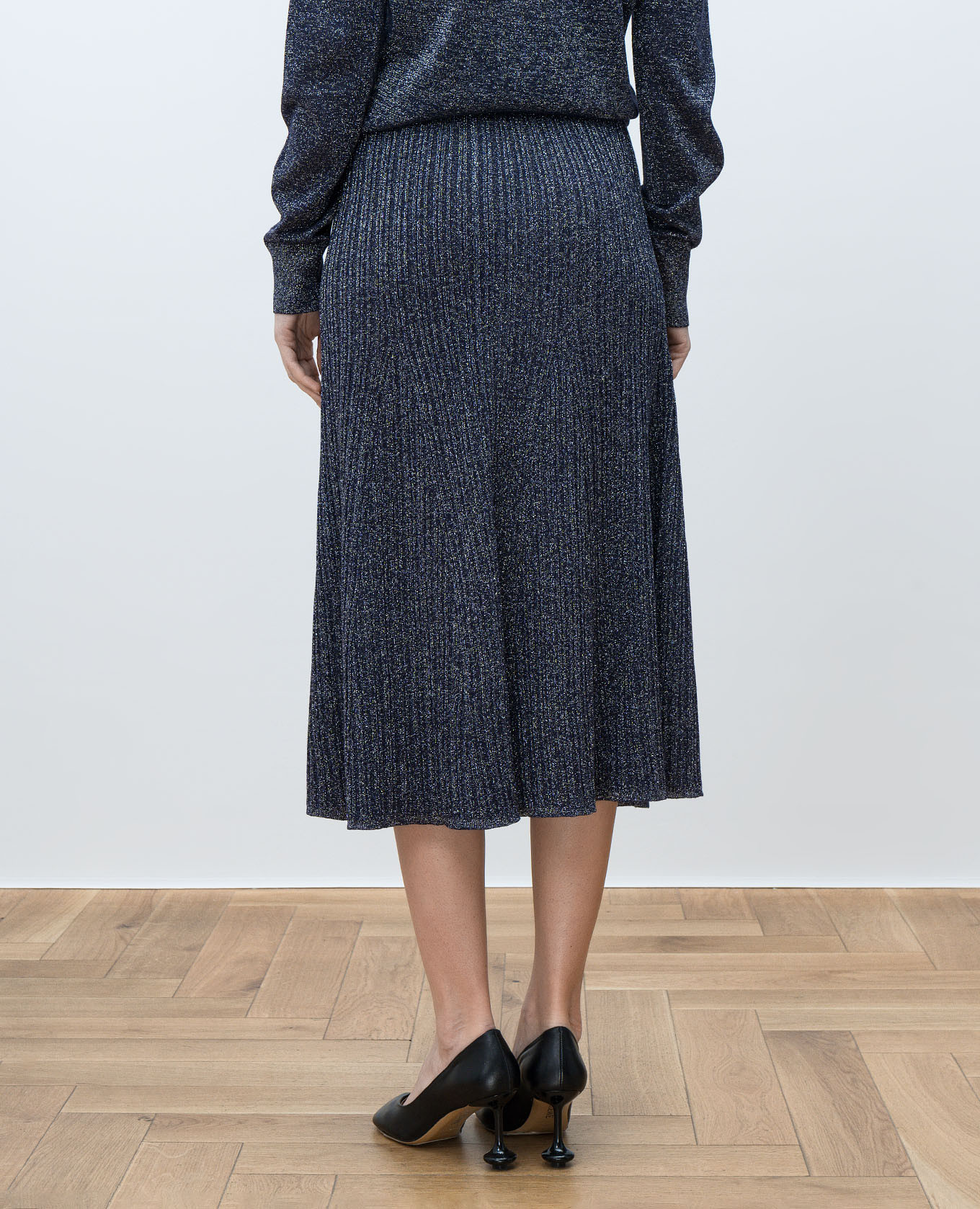 Violet midi skirt with lurex JOSEPH 4
