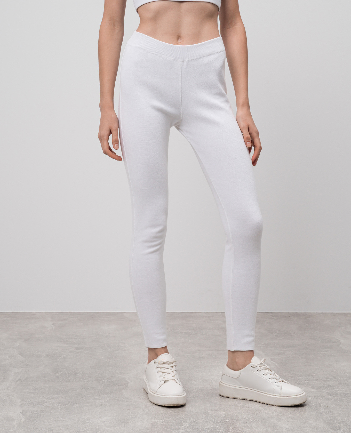 

White leggings Ermanno Scervino