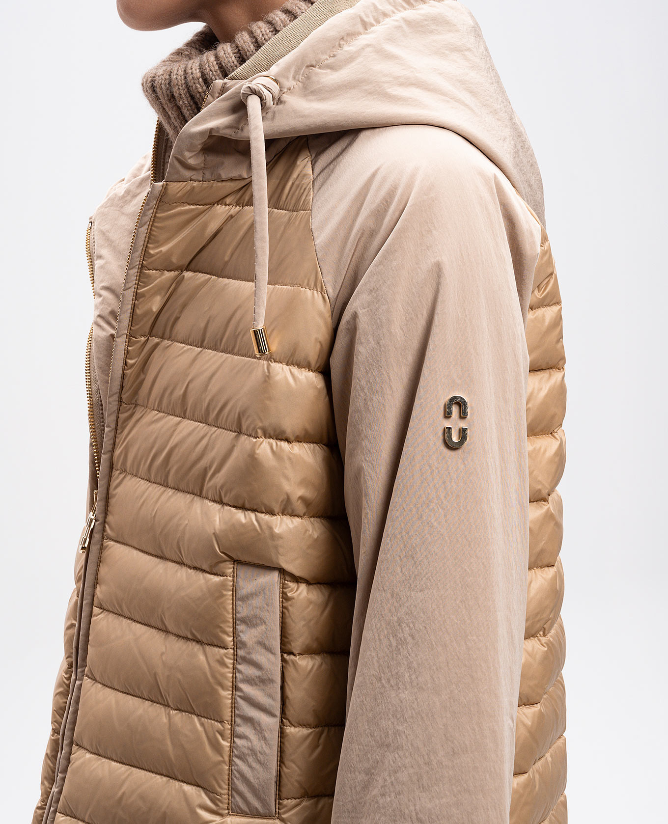 

Anna beige down jacket Stilnology