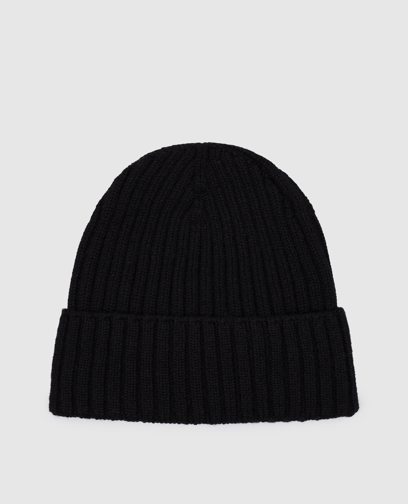 Black cashmere hat enrico mandelli
