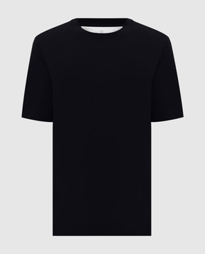 Brunello Cucinelli Black straight-cut T-shirt MR8061336