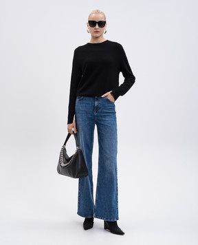 Twinset Black cashmere and wool jumper 252TP3495