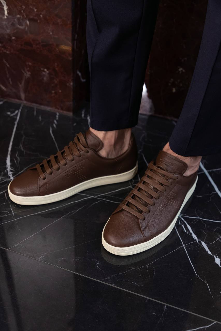

Brown leather sneakers WARWICK Tom Ford