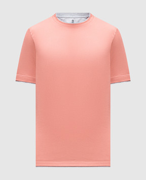 Brunello Cucinelli Pink layered T-shirt M0B137427