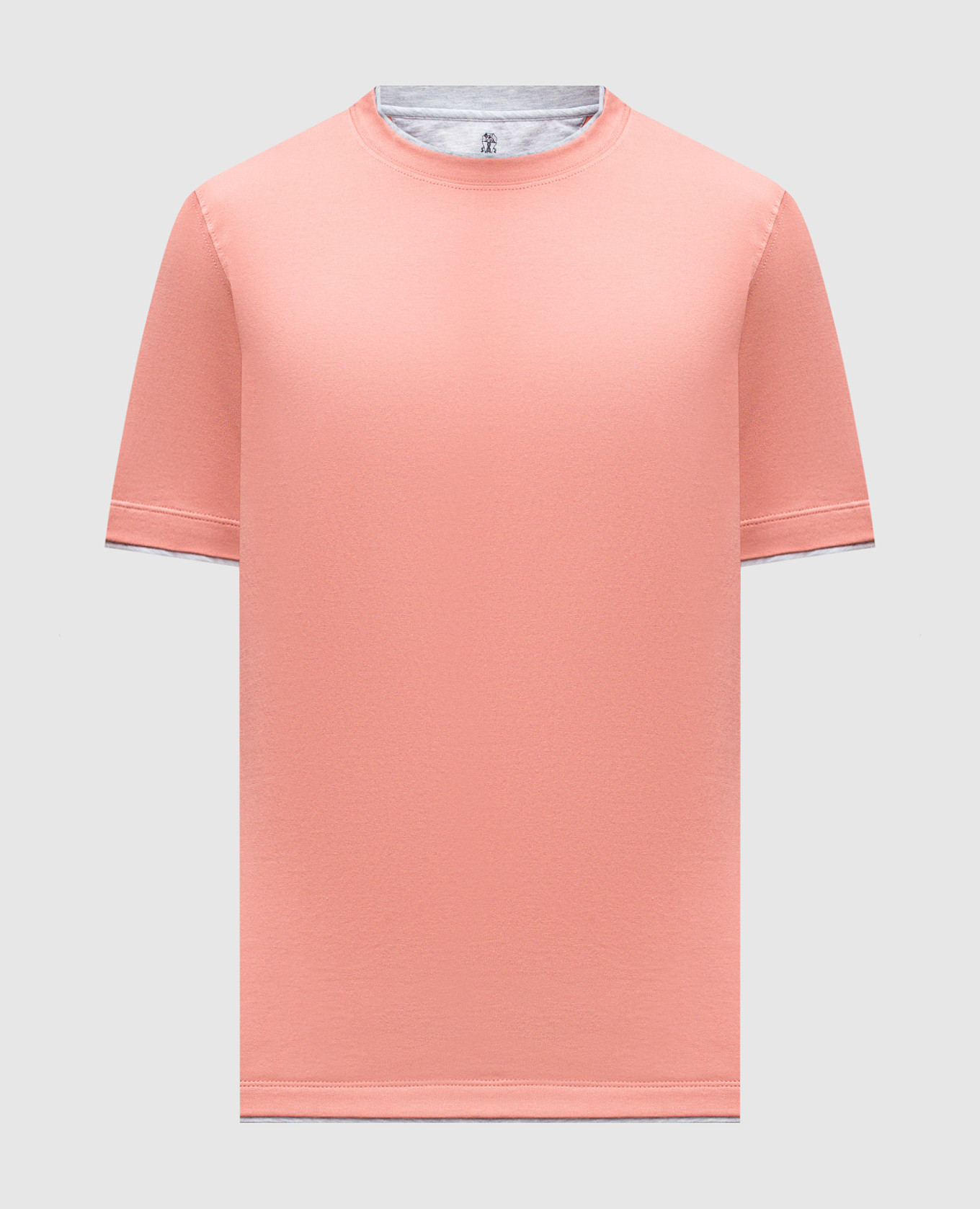 

Pink layered T-shirt Brunello Cucinelli