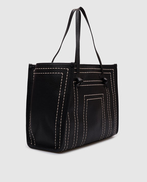 Gianni Chiarini MARCELLA black leather tote bag BS11720TKLCNC