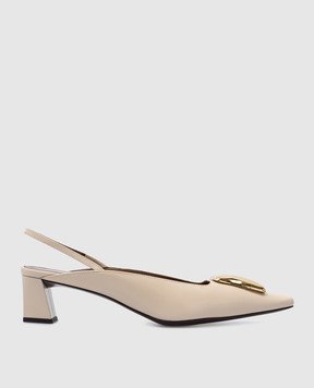 Giuseppe Zanotti Brenda beige leather slingbacks E550006