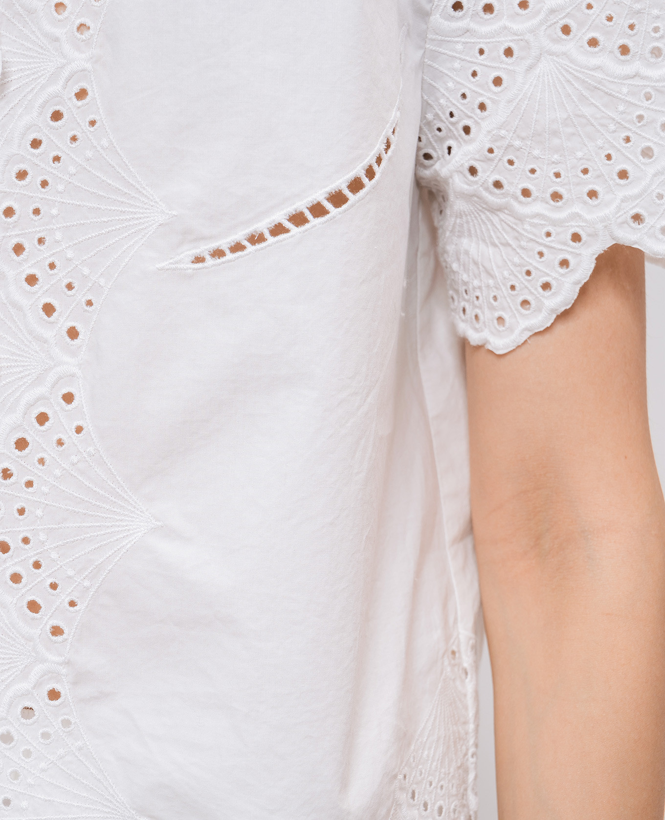 

Elly white blouse with embroidery Lou Lou Studio