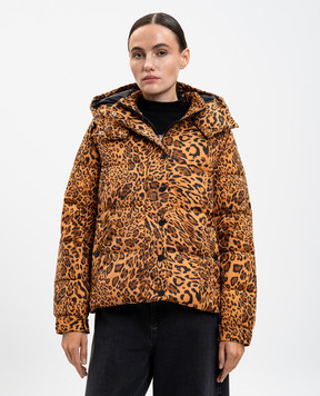 Twinset Brown animal print jacket 252TP2450