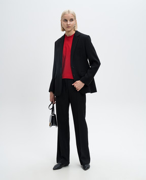 The Row Linda black wool jacket 8115W3043