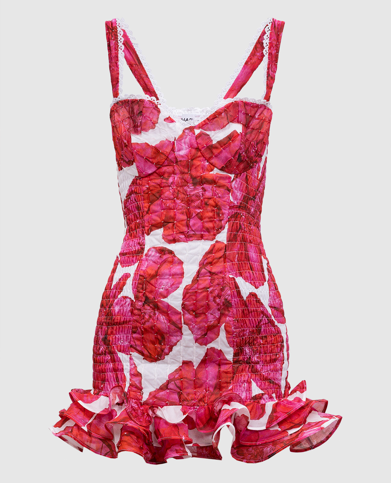

Sunil pink floral print mini dress Charo Ruiz