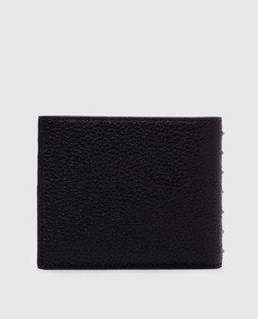 Valentino Black leather wallet ROCKSTUD 7Y2P0AQ3PDX