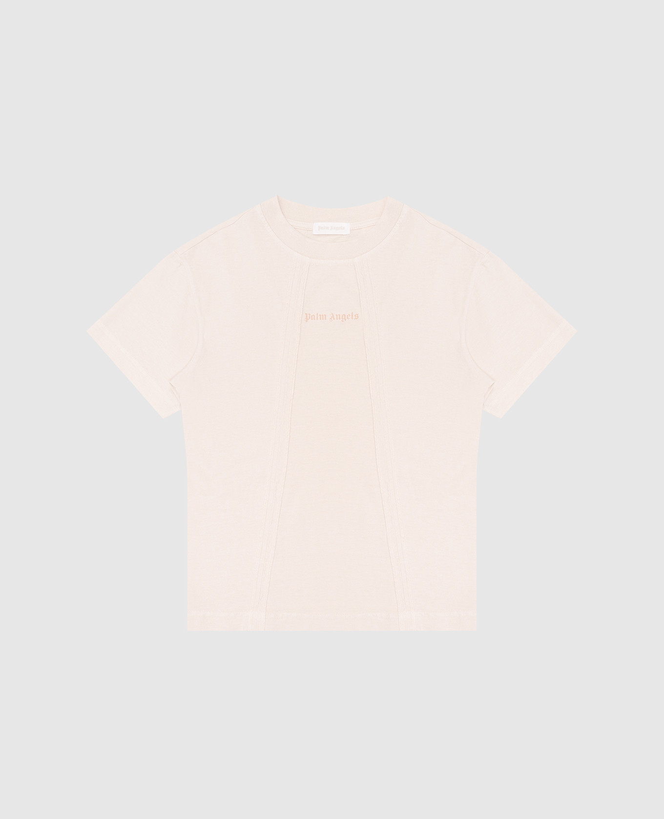 

Children's beige T-shirt with logo print Palm Angels