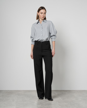 PROENZA SCHOULER Black Otis pants with wool R2426003AY179