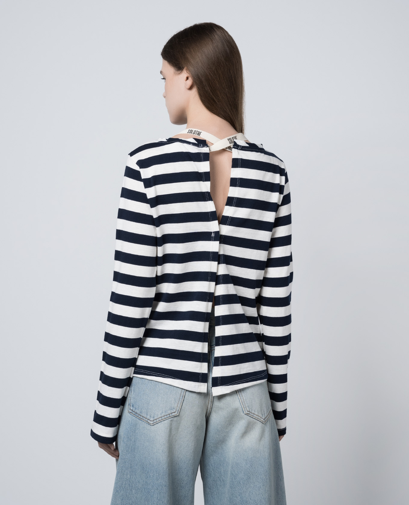 

Blue striped jumper Solotre