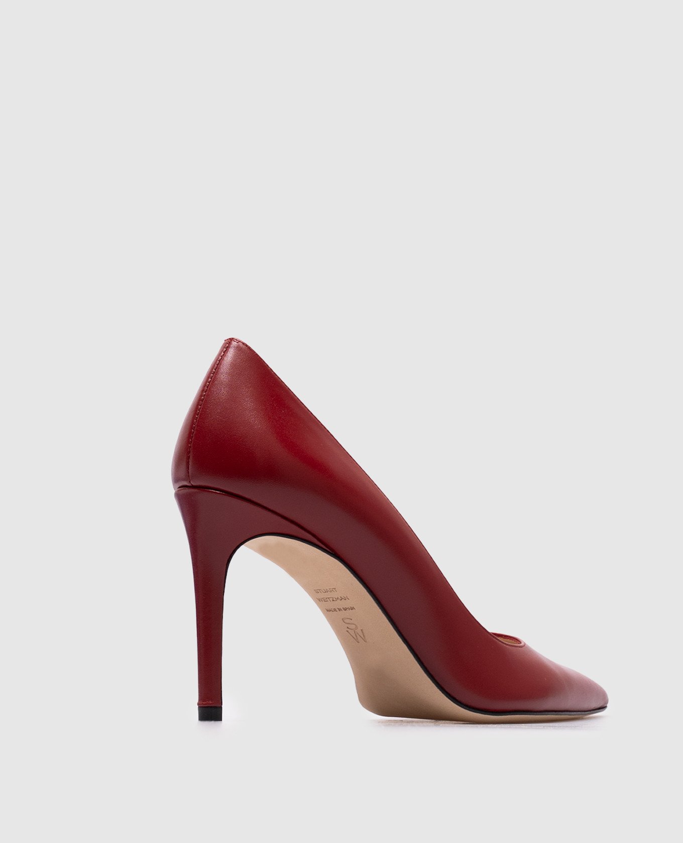 

Burgundy leather POWER shoes Stuart Weitzman