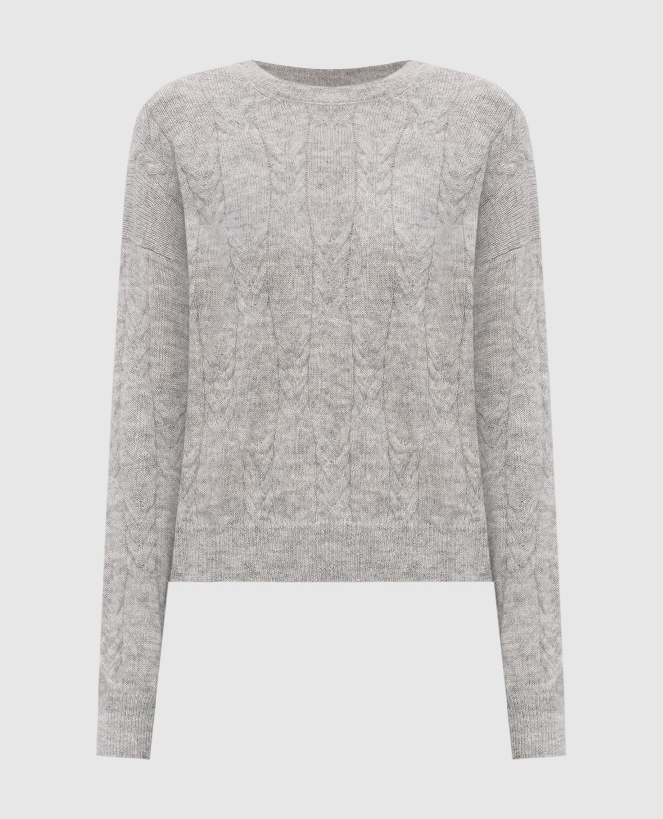 Gray sweater with wool Peserico