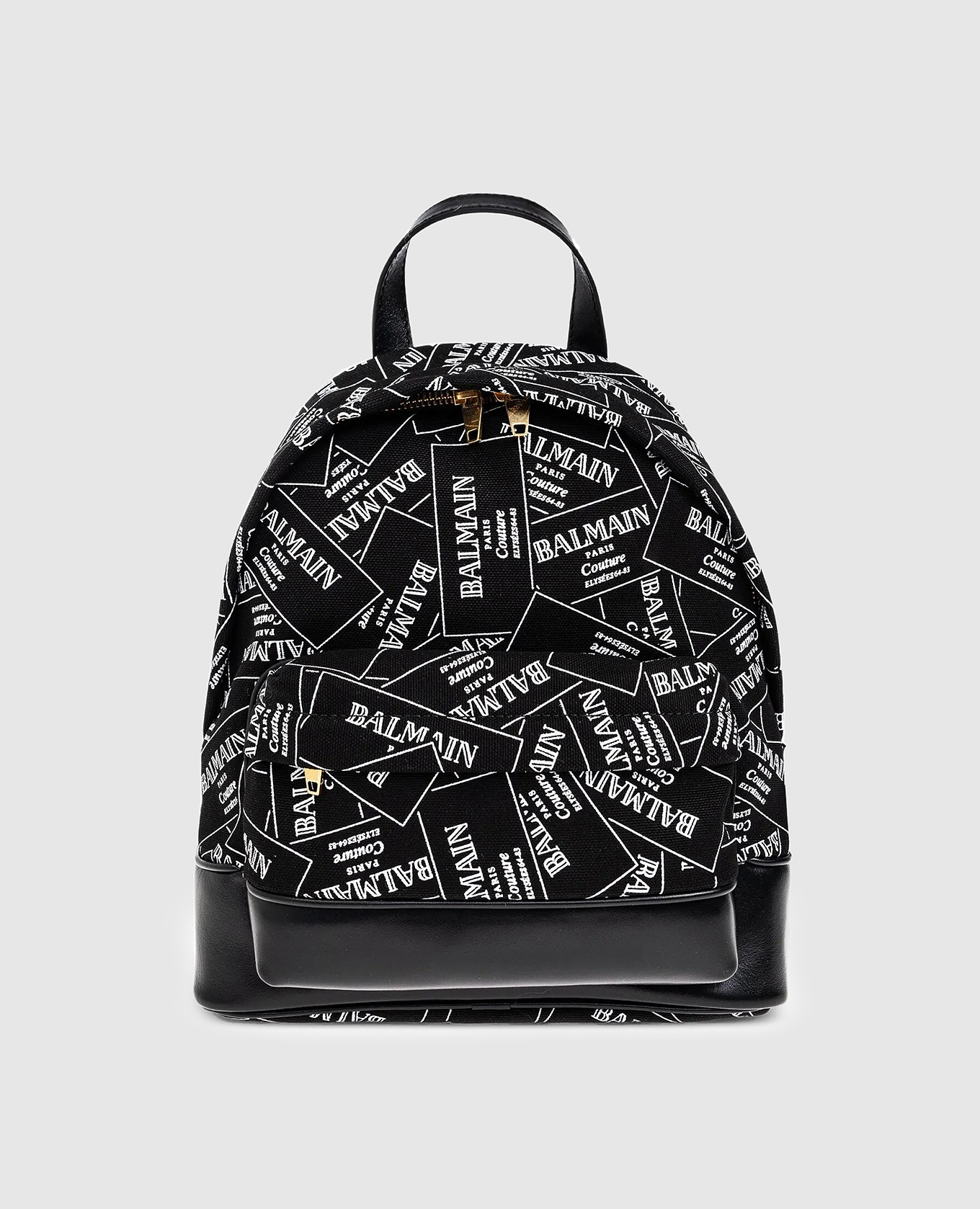 

Children's black backpack with logo print Balmain