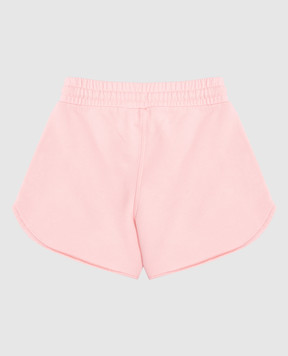 Off-White Children's pink shorts with logo print OGCI001S25FLE001