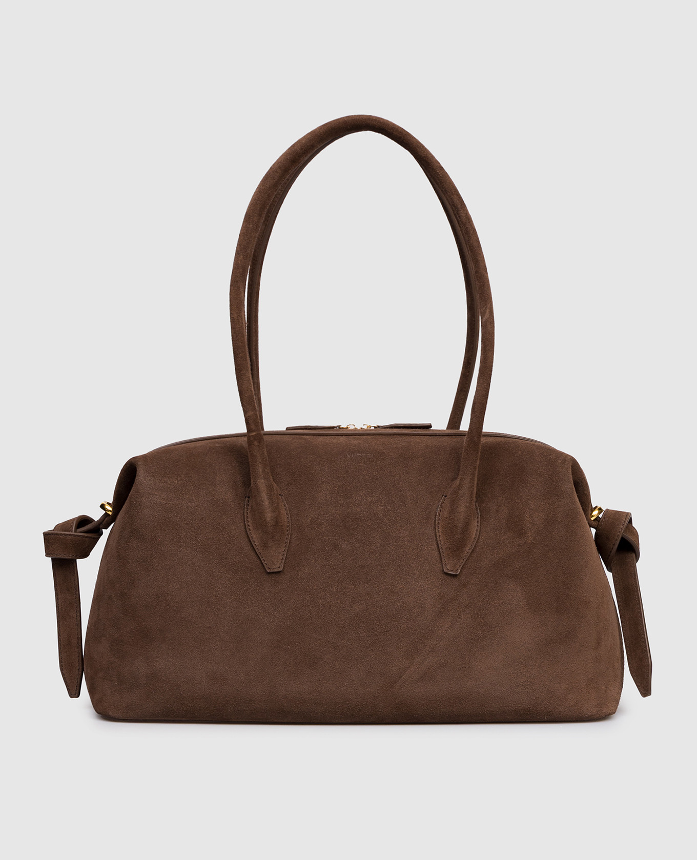 

Brown suede tote bag BRIOCHE YUZEFI