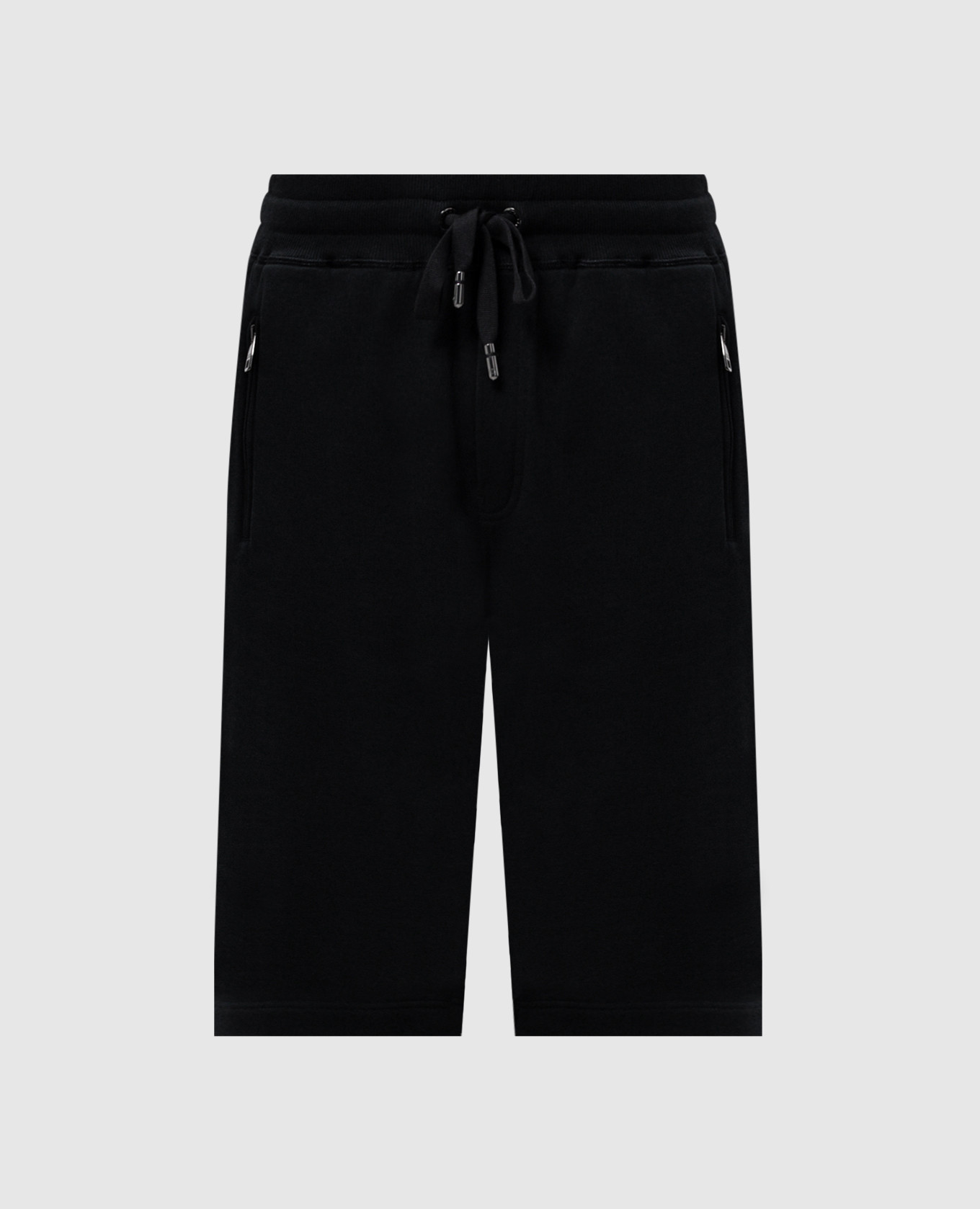 

Black shorts with logo patch Dolce&Gabbana