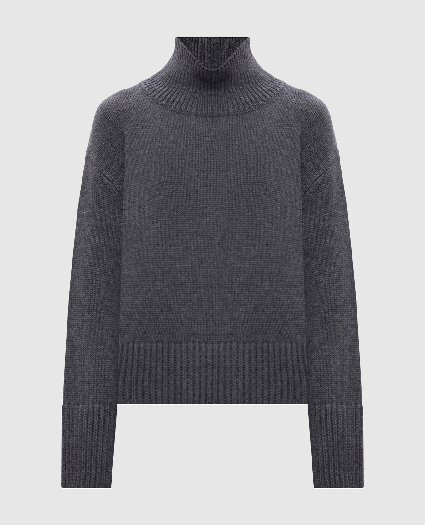 Grey Fleur cashmere sweater LISA YANG