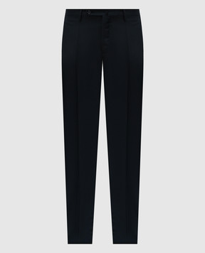 Incotex Black wool pants 1T00355006B