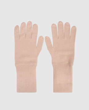 Allude Beige cashmere gloves 25592000