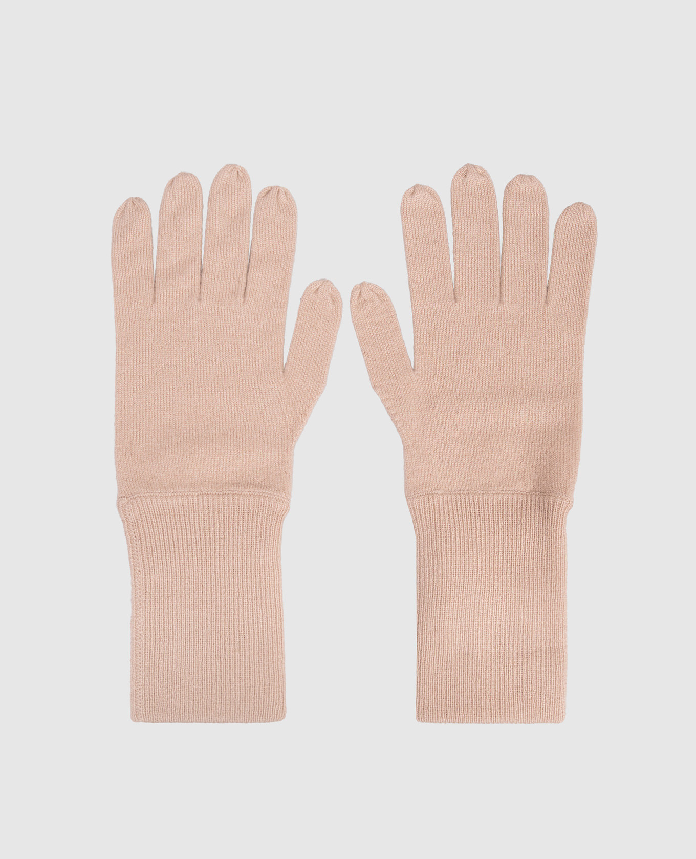 Beige cashmere gloves Allude