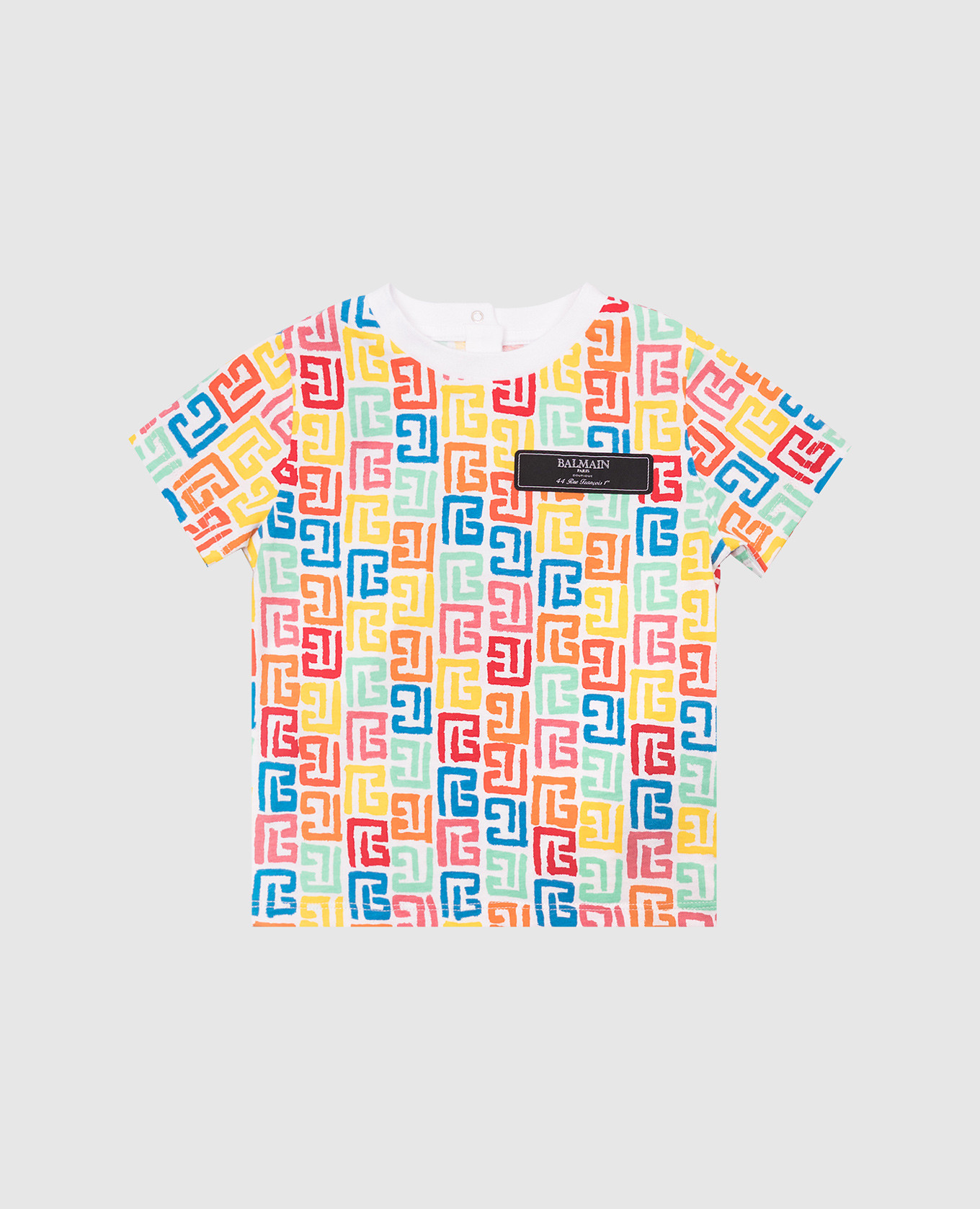 

Children's white T-shirt with logo Balmain