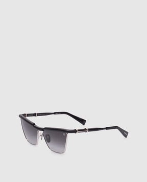 Balmain Victoire black sunglasses with logo BPS169B60