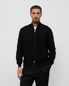Brunello Cucinelli Black cashmere cardigan M2200106