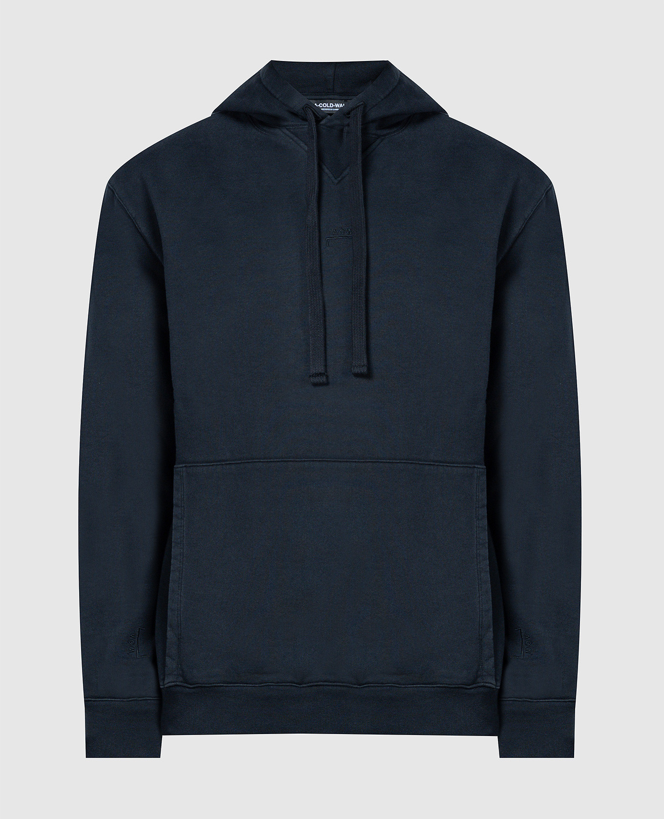 

Blue hoodie with logo embroidery A Cold Wall, Синий