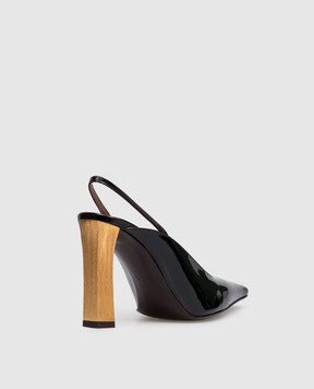 Giuseppe Zanotti Brenda black patent leather slingbacks I550000