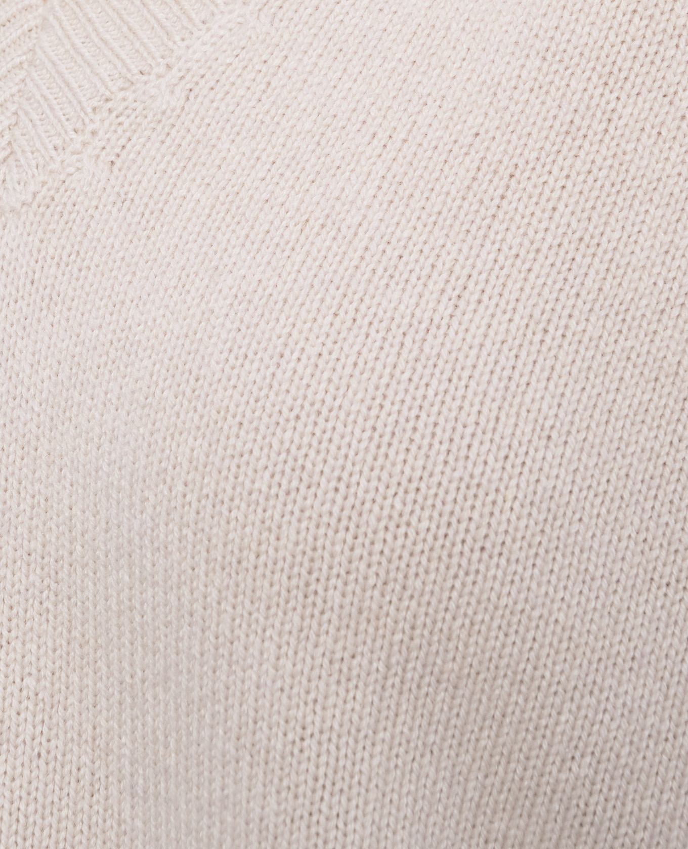 Beige wool, silk and cashmere pullover Peserico 5