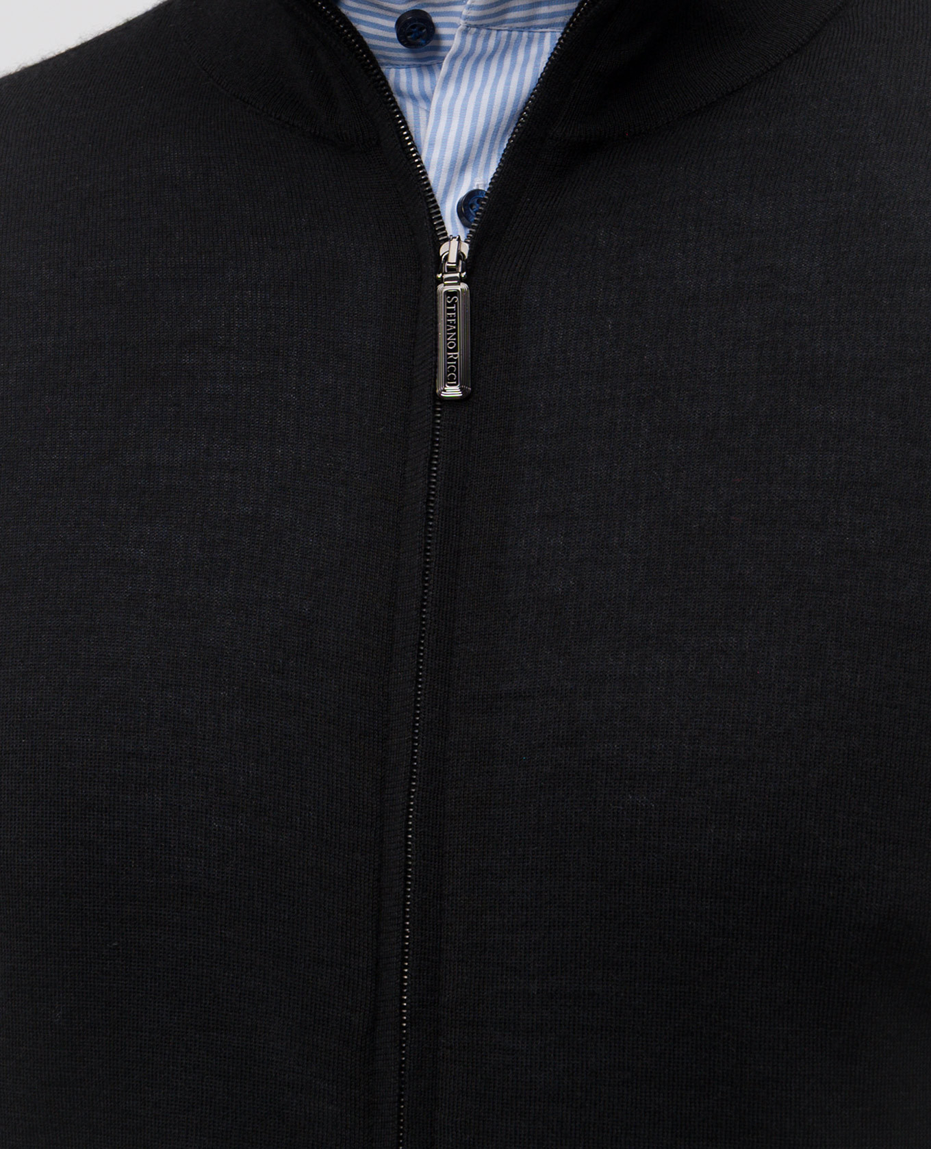 

Black cashmere and silk cardigan Stefano Ricci