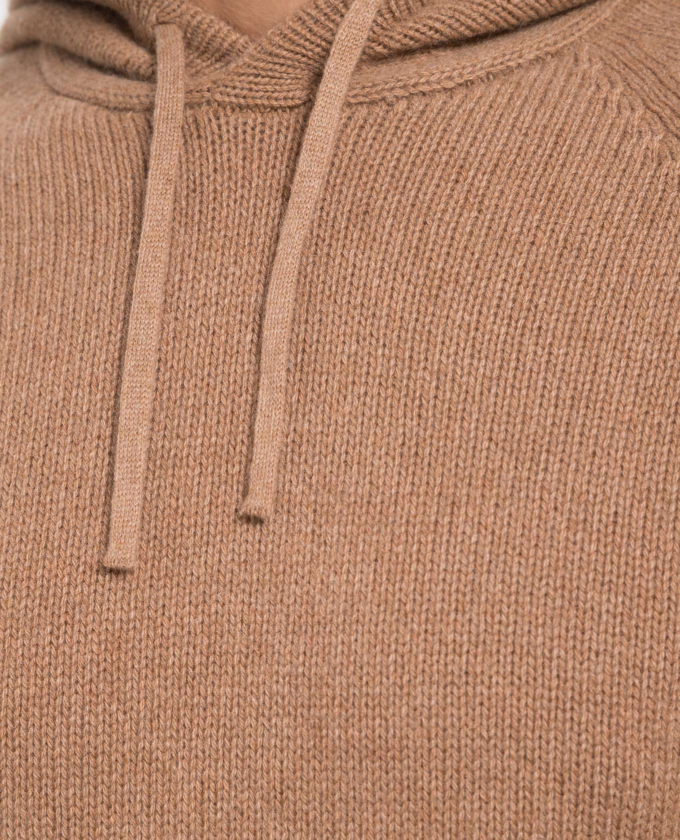 Brown cashmere hoodie Cashmere&Whiskey 5
