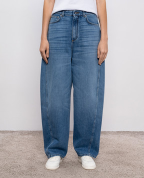 Givenchy Blue jeans with a worn effect BW517J516W