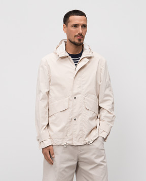 Brunello Cucinelli Beige windbreaker MR4566531P
